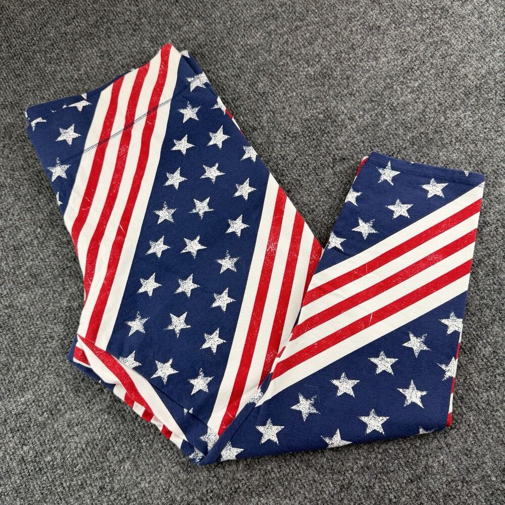 Mixit Star & Stripes Leggings Size Large